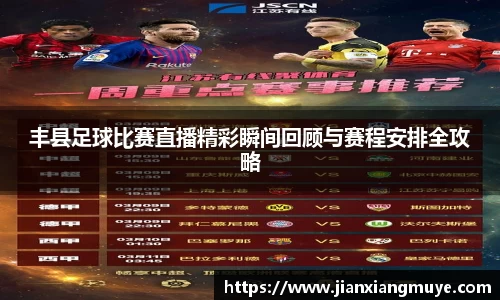 丰县足球比赛直播精彩瞬间回顾与赛程安排全攻略