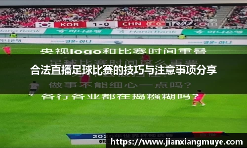 合法直播足球比赛的技巧与注意事项分享