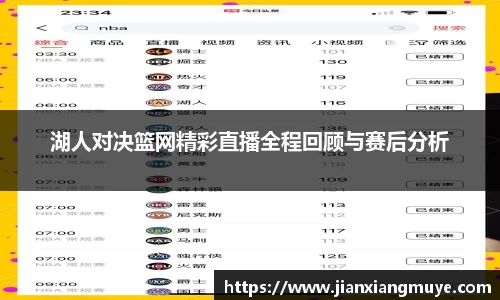 湖人对决篮网精彩直播全程回顾与赛后分析